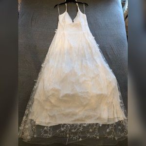 White formal dress/ wedding dress